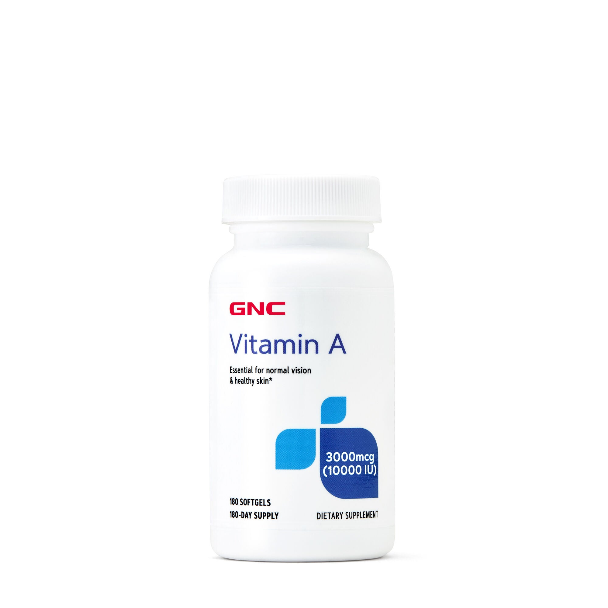 Vitamin A 10 000IU 180 Softgels (180 Servings) GNC